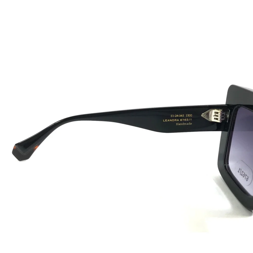 Gigi Studios Sunglasses LEANDRA 6762/1 Black Frames with Gradient Purple Lenses